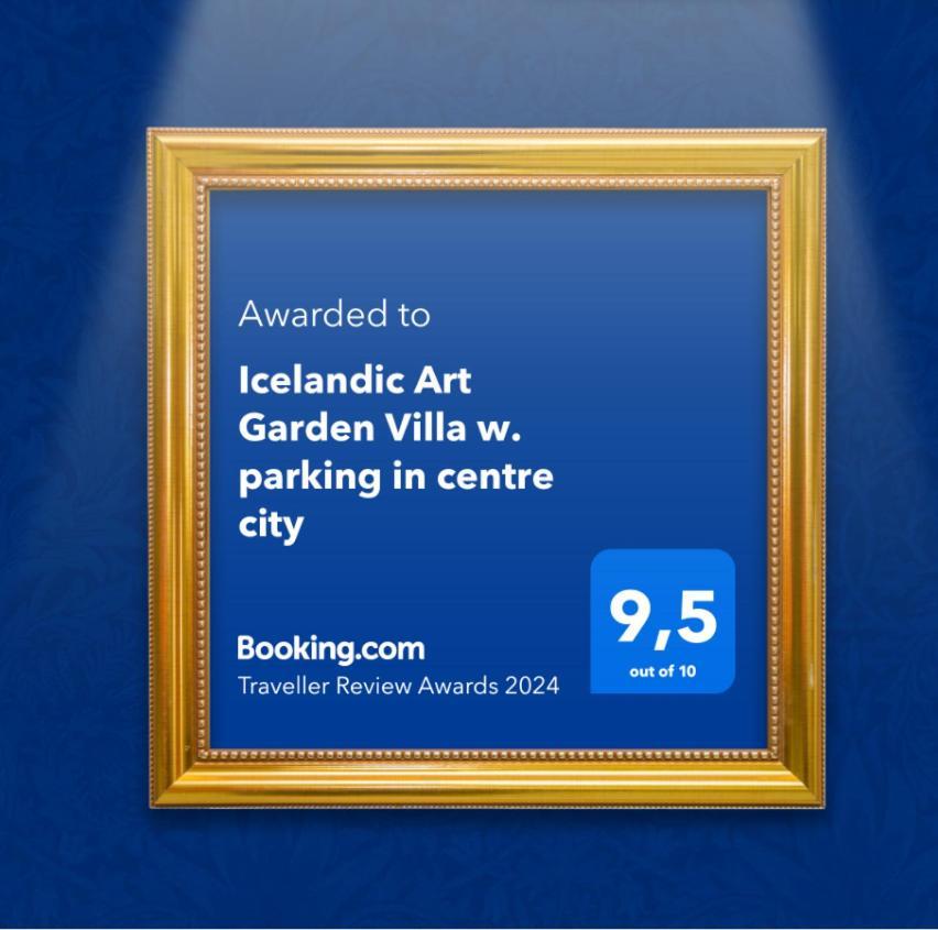 Icelandic Art Garden Villa W. Parking In Centre City Рейк'явік Екстер'єр фото